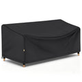 Arcedo Outdoor Sofa Cover 3-Seater Waterproof, 85" W x 37" D x 35" H, Black