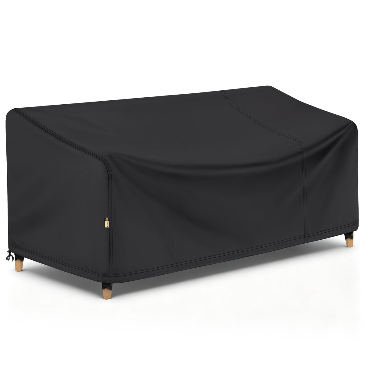 Arcedo Outdoor Sofa Cover 3-Seater Waterproof, 85" W x 37" D x 35" H, Black
