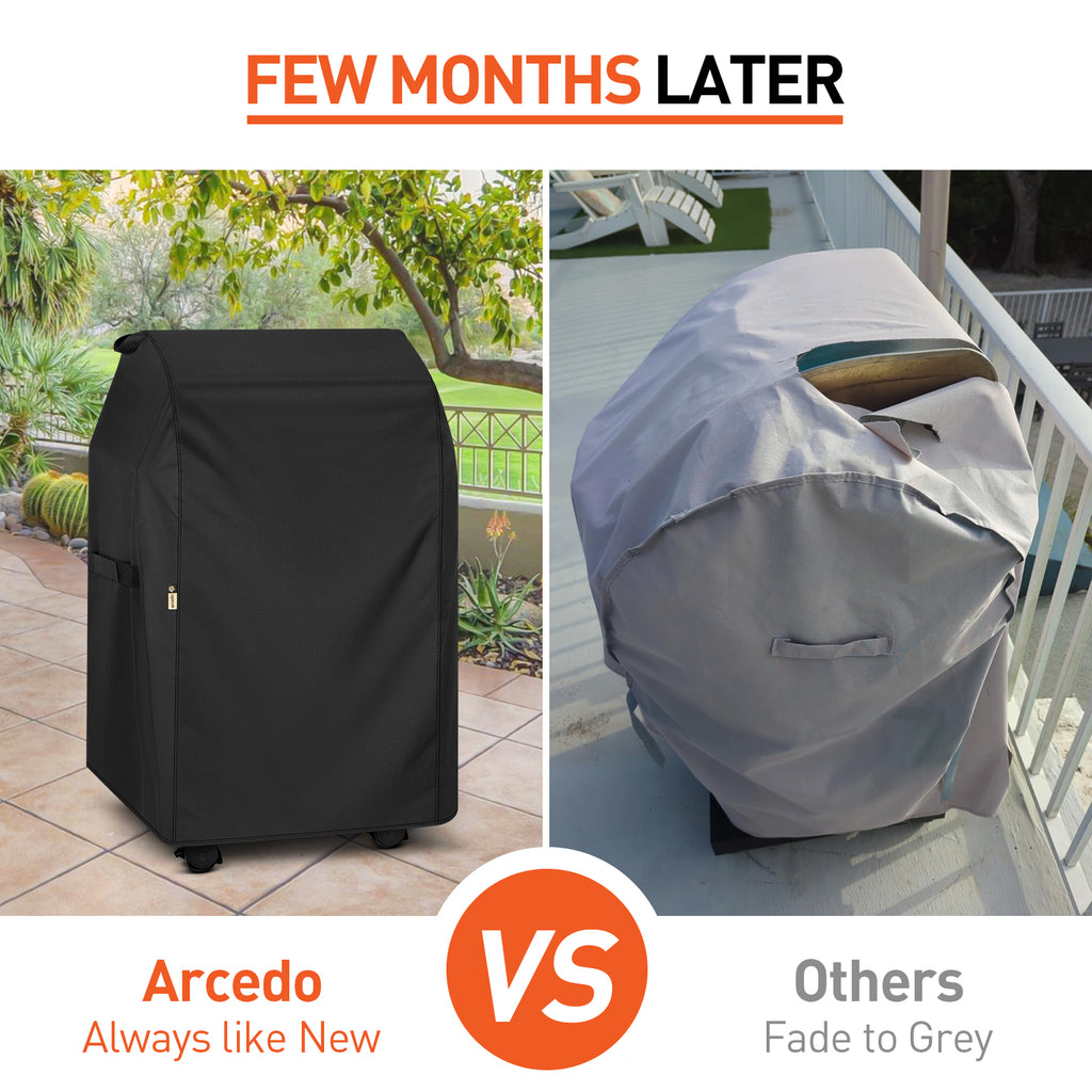 Arcedo Grill Cover 30 Inch Compatible with Weber Spirit 210 Gas Grills, Black