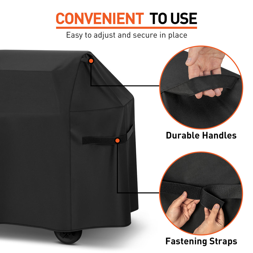 Arcedo Grill Cover 51 Inch Compatible with Weber Spirit II 300 Gas Grill, Black