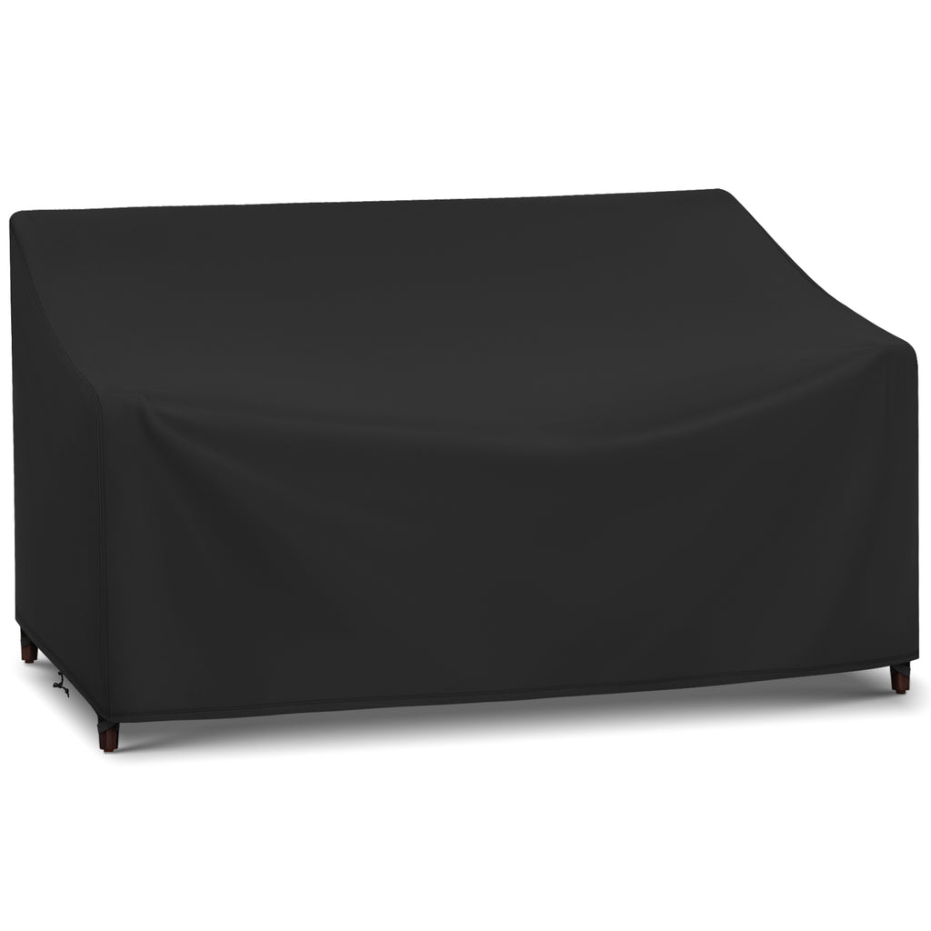 Arcedo Waterproof 3-Seater Sofa Cover, 79" W x 37" D x 35" H, Black