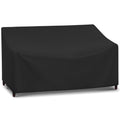 Arcedo Waterproof 3-Seater Sofa Cover, 79" W x 37" D x 35" H, Black