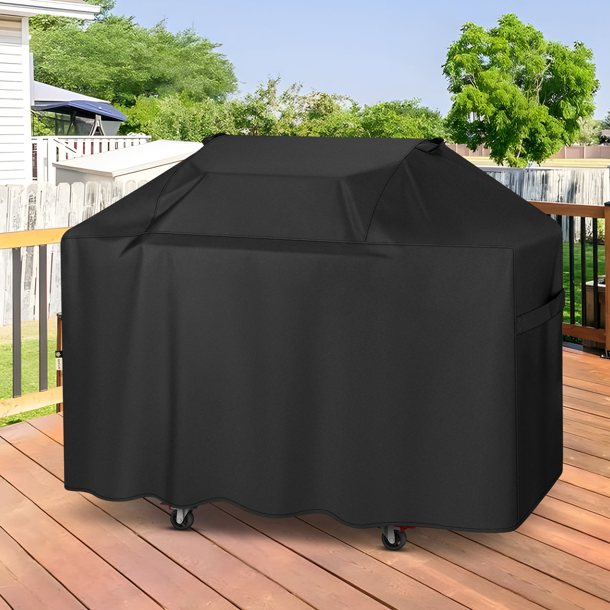 Arcedo Grill Cover 63 Inch Compatible with Weber Genesis 300 Series, Black