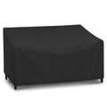 Arcedo Waterproof 2-Seater Loveseat Covers, 54" W x 37" D x 35" H, Black