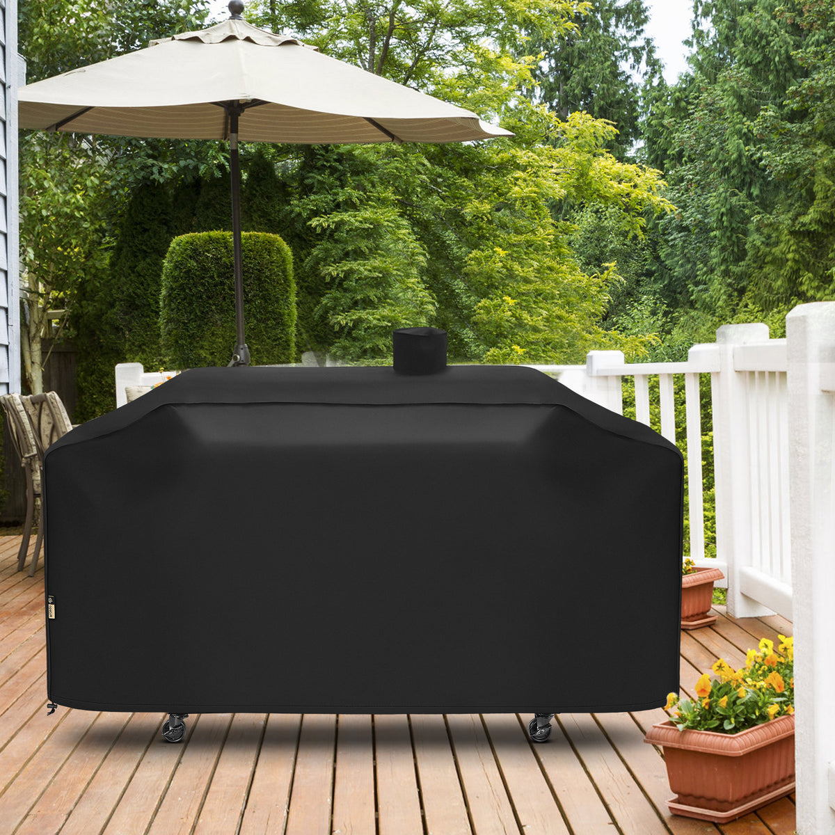 Arcedo Grill Cover Compatible with Pit Boss Memphis Ultimate Combo Grill, Black