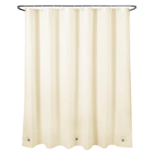 Arcedo Shower Curtain Liner 72 Inch, Beige