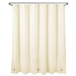 Arcedo Shower Curtain Liner 72 Inch, Beige