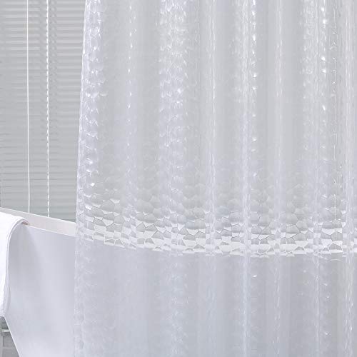 Arcedo Shower Curtain Liner 72 Inch, Water Cube