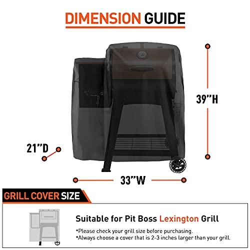 Arcedo Pit Boss Lexington Pellet Grilll Cover, Black