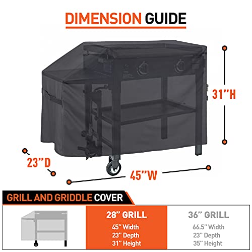 Arcedo Blackstone Griddle Cover 28 Inch, Black