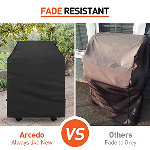 Arcedo Heavy Duty Waterproof Grill Cover, 32 Inch, Black