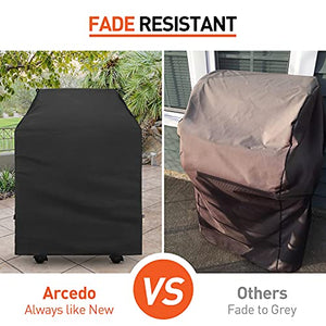 Arcedo Heavy Duty Waterproof Grill Cover, 32 Inch, Black