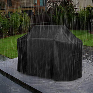 Arcedo Heavy Duty Waterproof Grill Cover, 58 Inch, Black