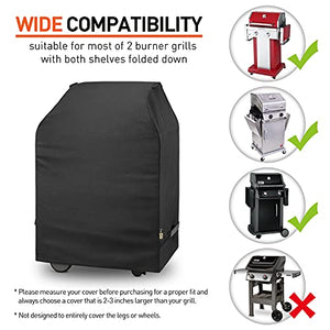 Arcedo Heavy Duty Waterproof Grill Cover, 32 Inch, Black
