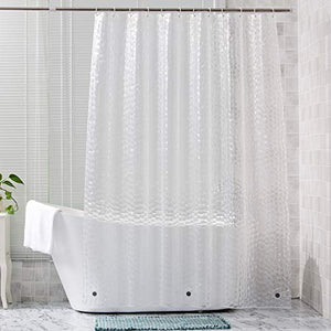 Arcedo Shower Curtain Liner 72 Inch, Water Cube