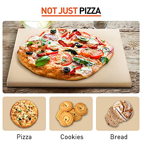 Arcedo Rectangular Pizza Stone 15" W x 12" D