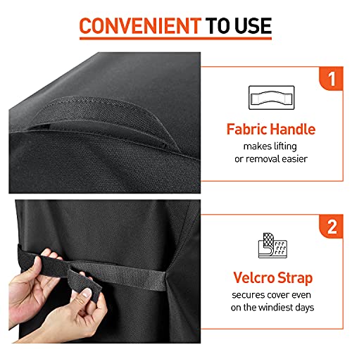 Arcedo Heavy Duty Waterproof Grill Cover, 32 Inch, Black