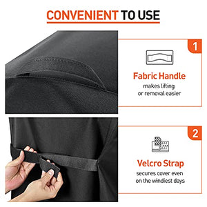 Arcedo Heavy Duty Waterproof Grill Cover, 32 Inch, Black