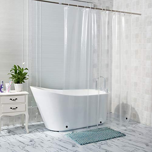 Arcedo Shower Curtain Liner 72 Inch, Clear