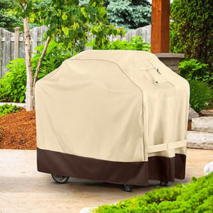 Arcedo Waterproof Grill Cover 60 Inch, Beige&Brown