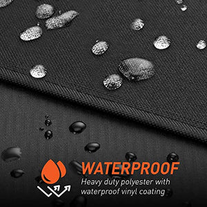 Arcedo Heavy Duty Waterproof Grill Cover, 32 Inch, Black